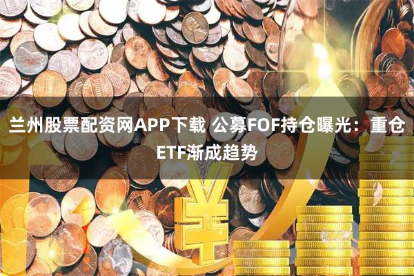 兰州股票配资网APP下载 公募FOF持仓曝光：重仓ETF渐成趋势